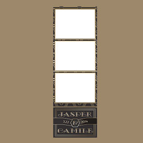 Wedding  Art Deco 1  2x6  3 Photos