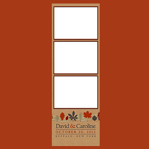 Wedding  Autumn Leaves  2x6  3 Photos