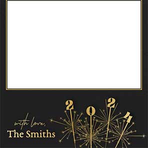 New Year  Cheers Gold 1  2x6  4 Photos