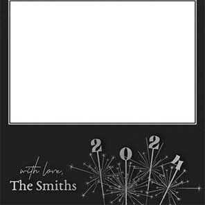 New Year  Cheers Silver 1  2x6  4 Photos