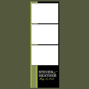 Wedding  Classic Stripes 2  2x6  3 Photos