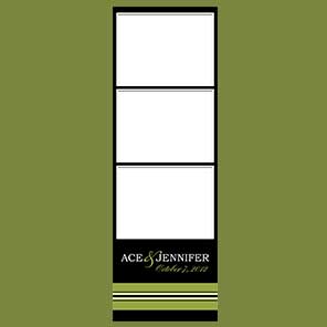 Wedding  Classic Stripes 3  2x6  3 Photos