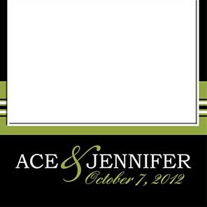 Wedding  Classic Stripes 3  2x6  4 Photos