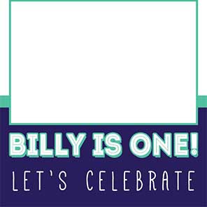 Birthday  Confetti Billy 1  2x6  4 Photos