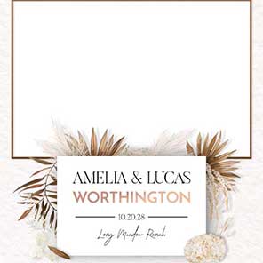 Wedding  Desert Flowers 1  2x6  4 Photos