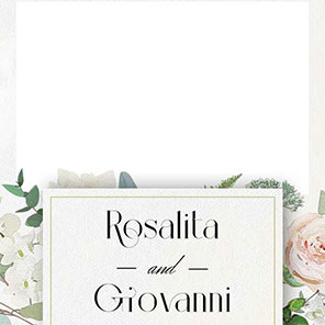Wedding  English Garden 1  2x6  4 Photos