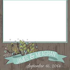Wedding  English Laurels  2x6  4 Photos