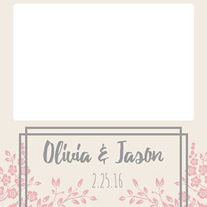 Wedding  Garden Blossoms 1  2x6  4 Photos