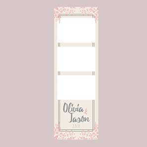 Wedding  Garden Blossoms 1  2x6  3 Photos