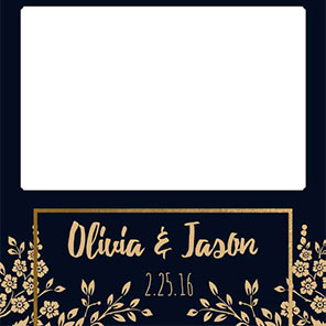 Wedding  Golden Blossoms 1  2x6  4 Photos