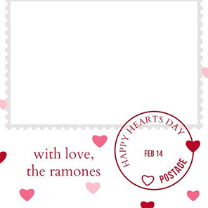Valentines  Hearts Post  2x6  4 Photos