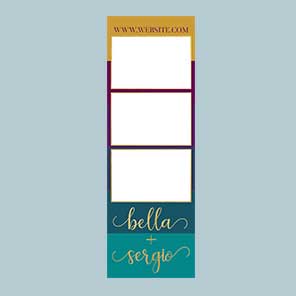 Wedding  Jewel Stripes  2x6  3 Photos
