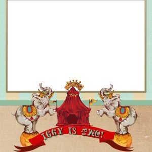 Circus Under the Big Top 2x6 4 Photos