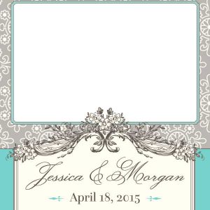 Wedding Vintage Wedding 2x6 4 Photos