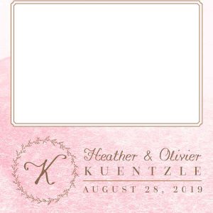 Wedding Watercolor Wedding 2x6 4 Photos