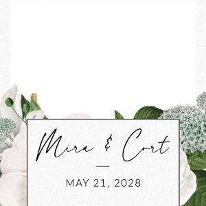 Wedding White Roses 1 2x6 4 Photos
