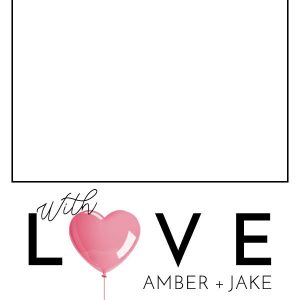 Valentines With Love White 1 2x6 4 Photos