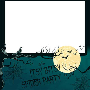 Halloween  Itsy Bitsy Spider  2x6  4 Photos