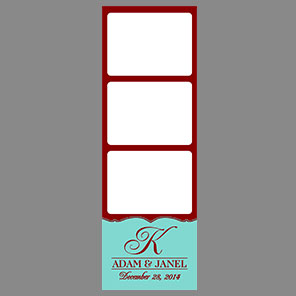 Wedding  Monogram  2x6  3 Photos