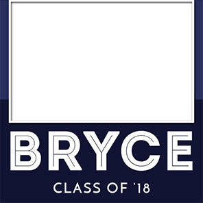 Graduation  Ombre Stripes 1  2x6  4 Photos