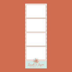 Wedding Peach Punch 2x6 3 Photos