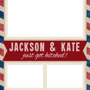 Wedding  AirMail  4x6  3 Photos