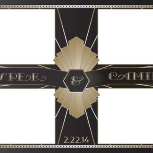 Wedding  Art Deco 1  4x6  4 Photos