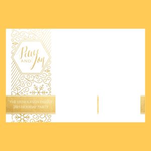 Reunion Winter Shimmer Gold Foil 4x6 3 Photos