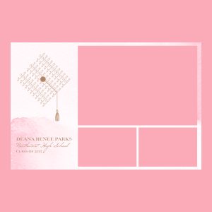 Graduation Watercolor Graduate 4x6 3 Photos