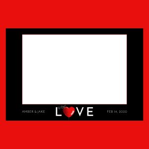 Valentines With Love Black 2 4x6 1 Photo