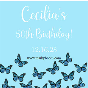 Birthday  Butterfly Bliss Day  2x6  3 Photos