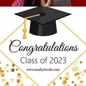 Graduation  Cap & Confetti  2x6  3 Photos