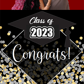 Graduation  Cheers Class Of  2x6  3 Photos
