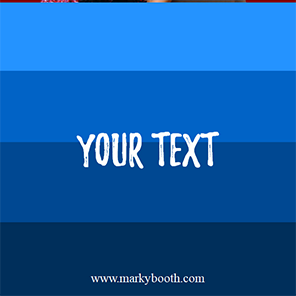 Birthday  Cool in Blue  2x6  3 Photos