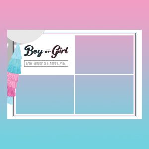 Gender Reveal Surprise 1 4x6 3 Photos
