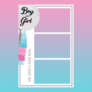 Gender Reveal Surprise 3 4x6 3 Photos